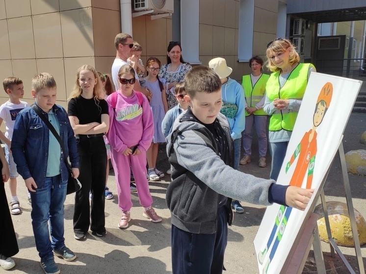 1 июня сотрудники ГИБДД провели профилактическую акцию для детей в Рязани