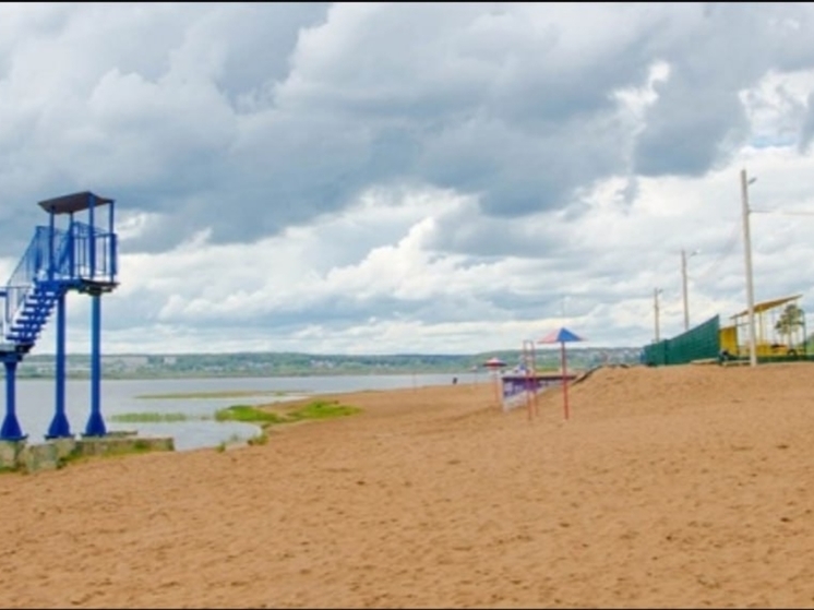 На пляже Ижевска не разрешили купание