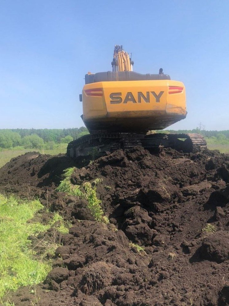 В Курской области сняли плодородный слой почвы в водоохранной зоне реки Свапа
