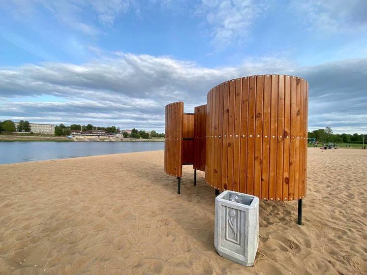 Городской пляж Пскова готов к купальному сезону