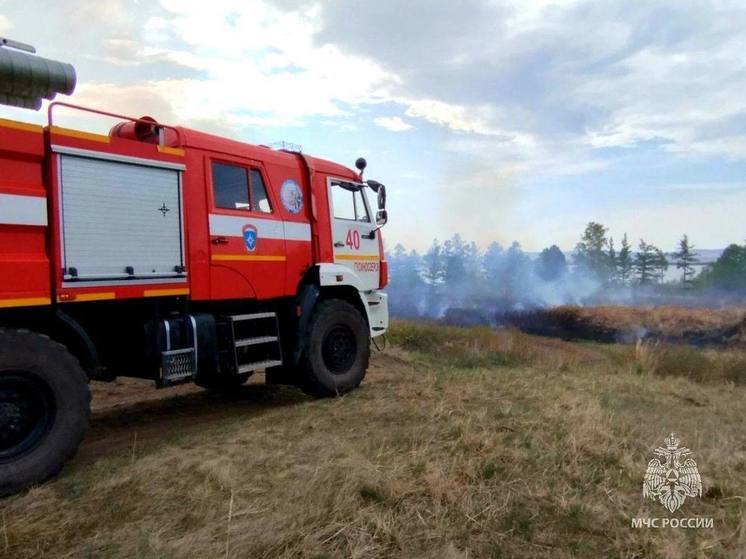 В Бурятии удалось предотвратить пожар у озера Щучье