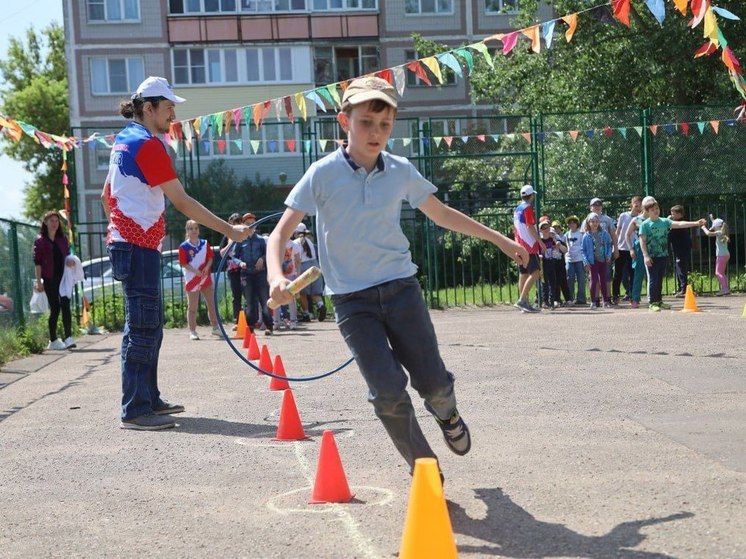 Для юных серпуховичей провели веселые спортивные состязания