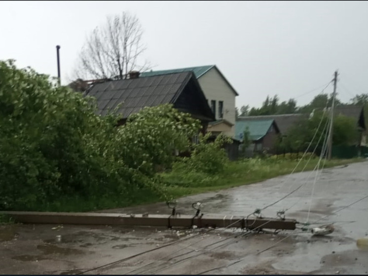 К 00.30 мск 4 июня восстановлено электроснабжение более 60 % пострадавших от непогоды потребителей Костромской области