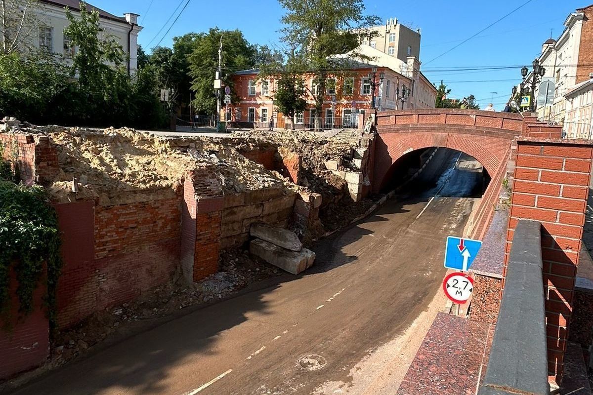 Каменный мост Воронеж обвали