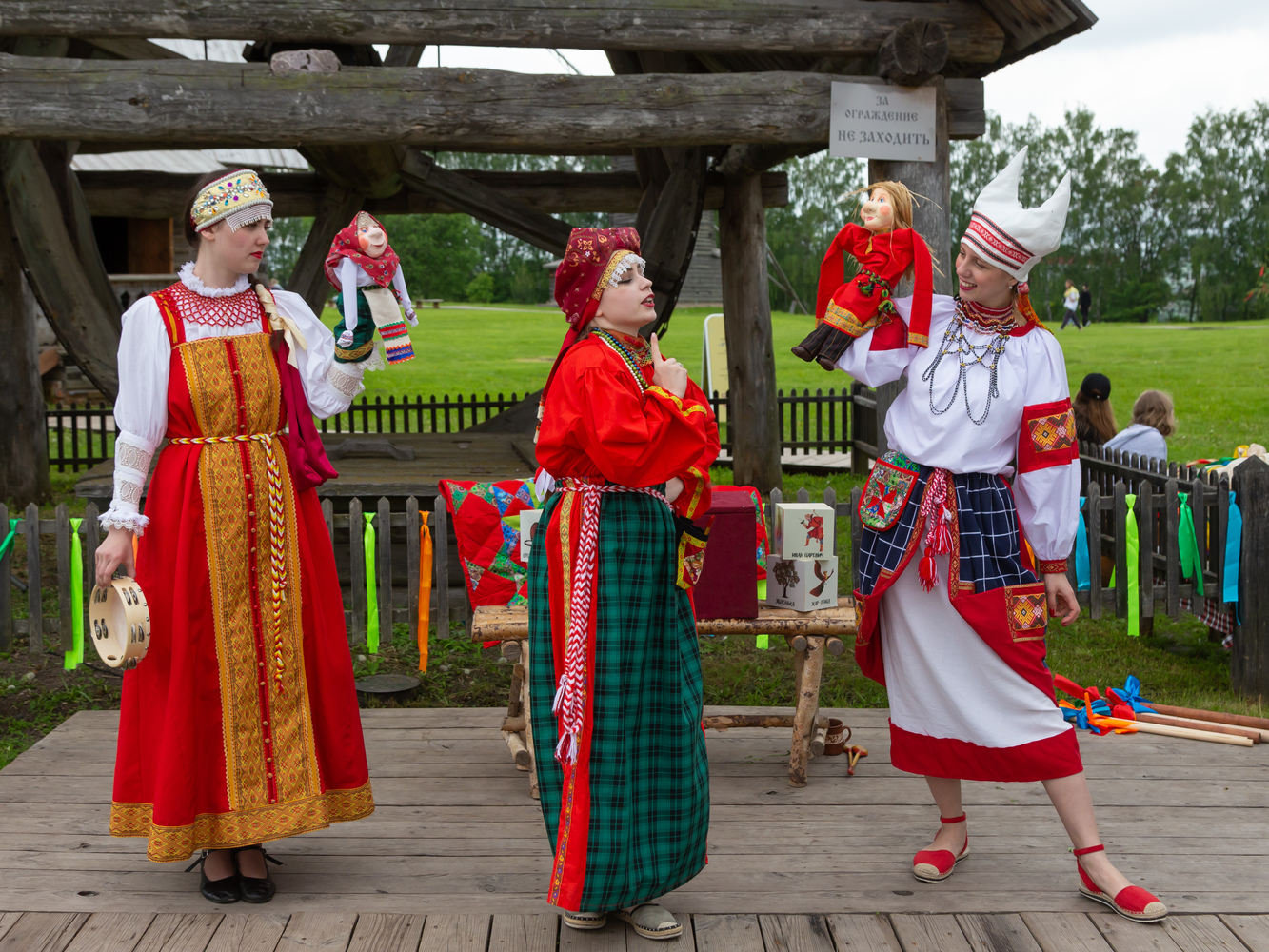 Trinity Saturday was held in the Museum of Wooden Architecture in Suzdal