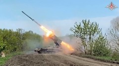 Системы "Солнцепек" уничтожили позиции ВСУ термобарическими снарядами: кадры работы ВС РФ