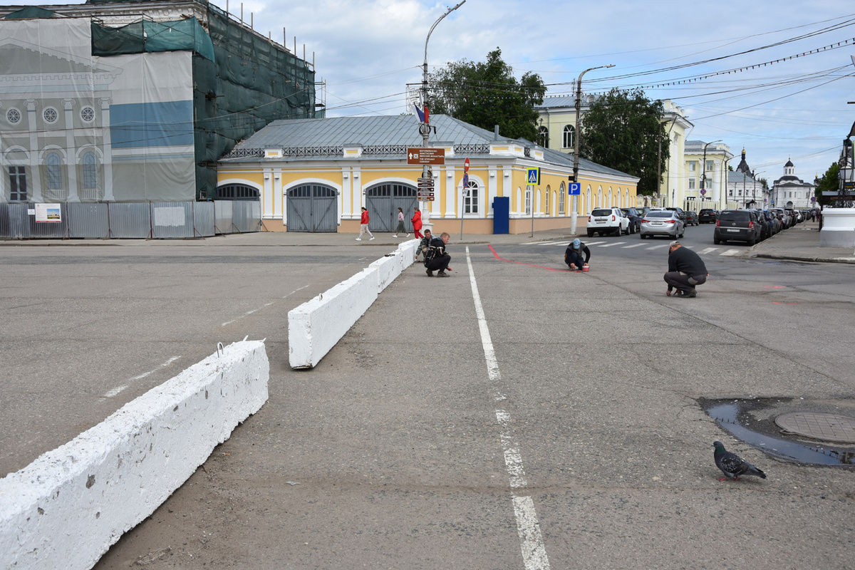 В Костроме начались работы по реконструкции Сусанинской площади