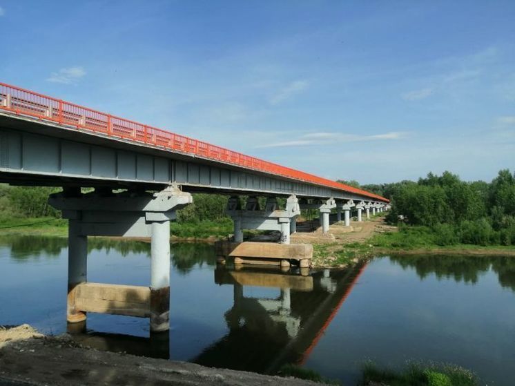 В Башкирии мост через Белую отремонтировали уже на 74 процента