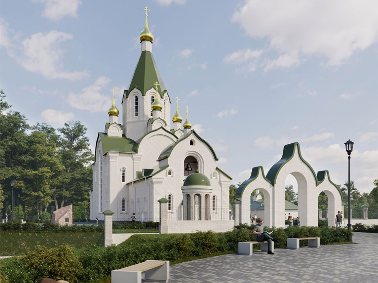 В Томске показали эскизы нового храмового комплекса на левом берегу Томи