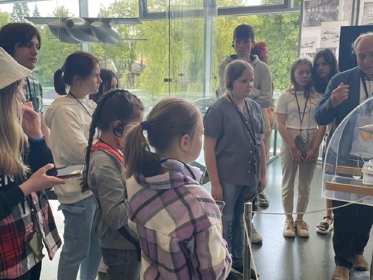 В Калуге белгородские дети посетили музей космонавтики