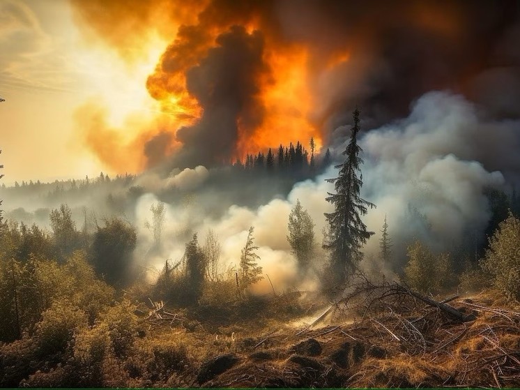 Губернатор Мазур объявил режим ЧС из-за лесных пожаров в Томской области