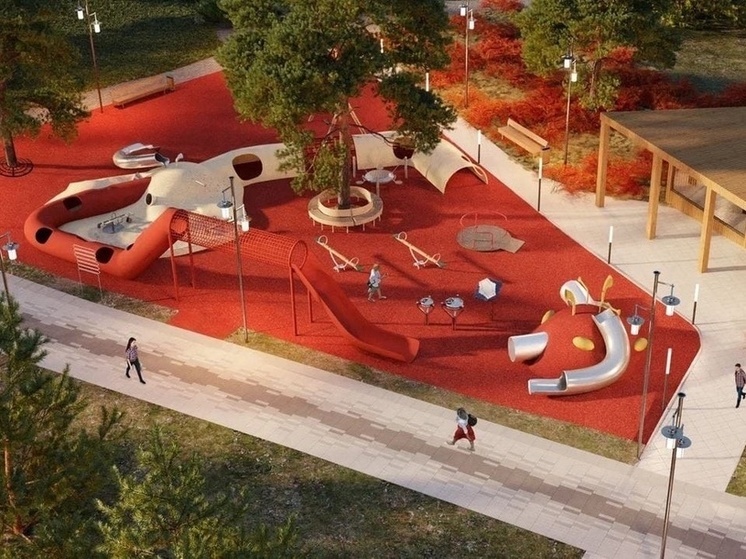 «Грандиозная реконструкция»: в парке Муравленко установят 4 игровых комплекса