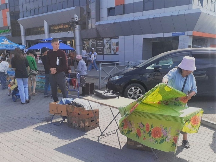 Власти Кызыла ведут борьбу с хаотичной уличной торговлей