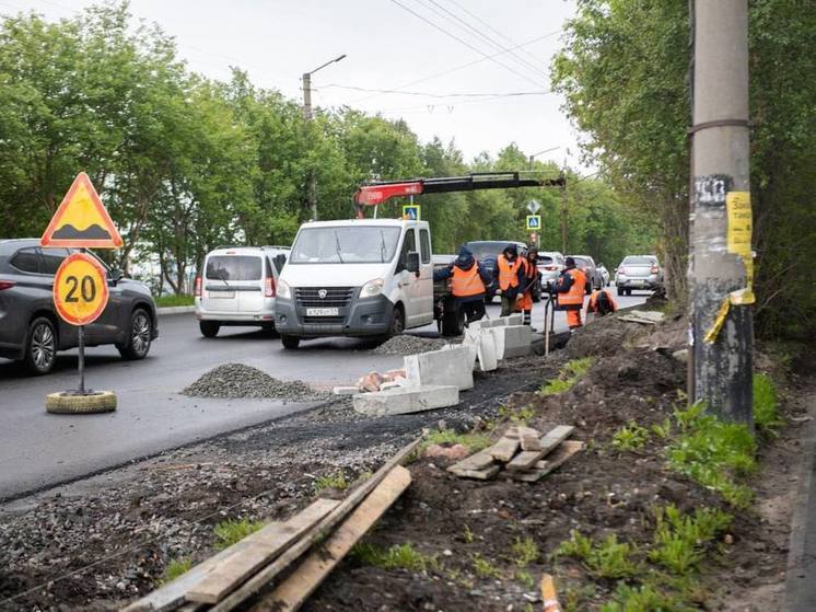 В Мурманске отремонтируют 18 участков дорог в 2023 году