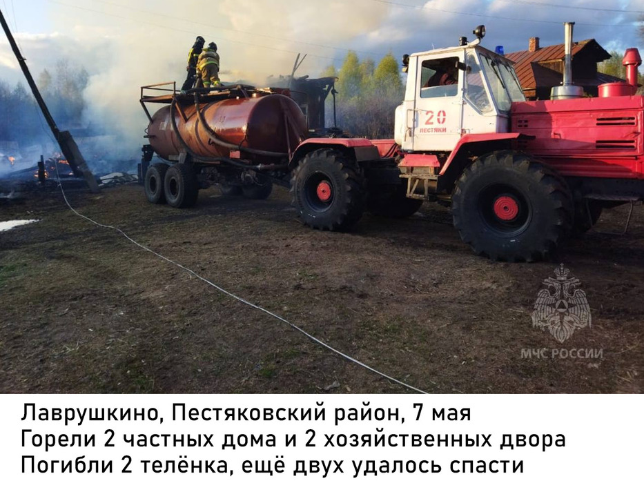 В Ивановской области произошло 12 пожаров с серьёзными последствиями