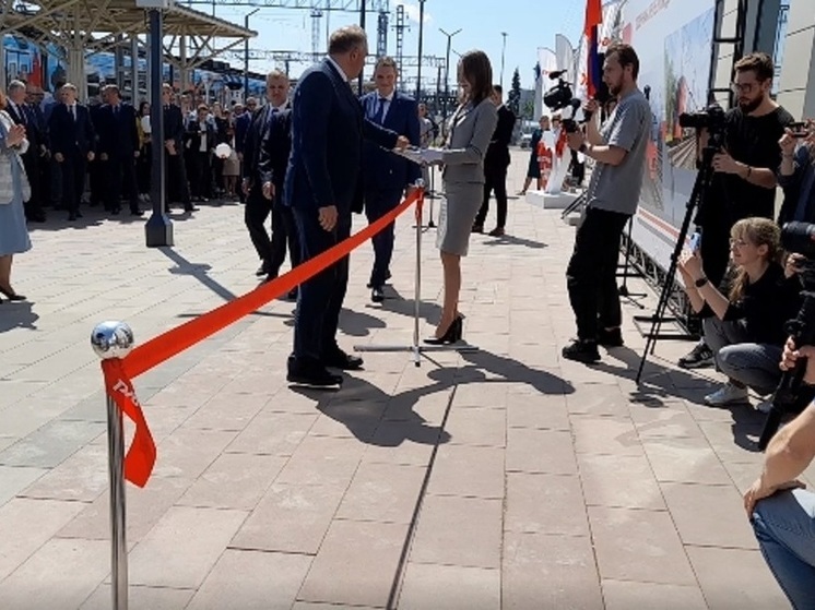 В Костроме торжественно открыли после ремонта железнодорожный вокзал