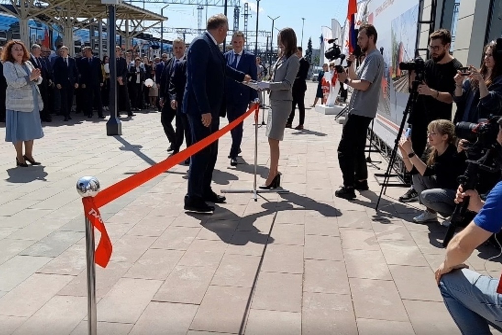 В Костроме торжественно открыли после ремонта железнодорожный вокзал