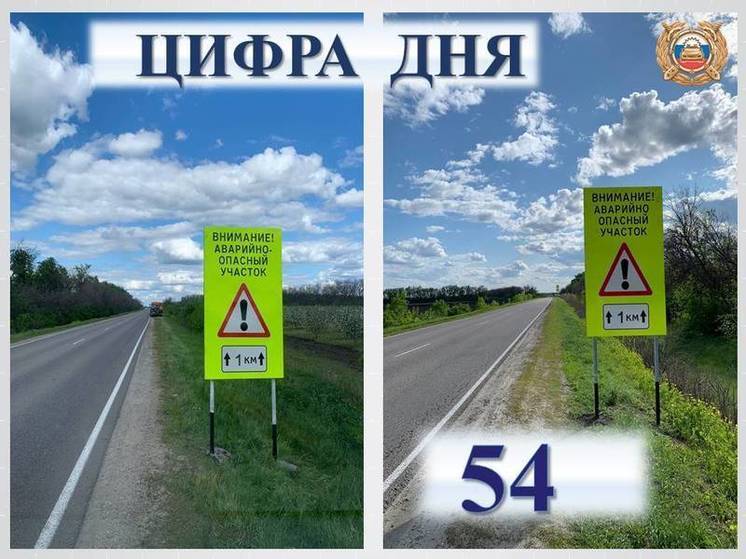 В Воронежской области на дорогах обозначили метками 30 аварийно-опасных мест