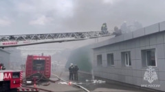 В Москве при пожаре в нежилом здании погиб человек