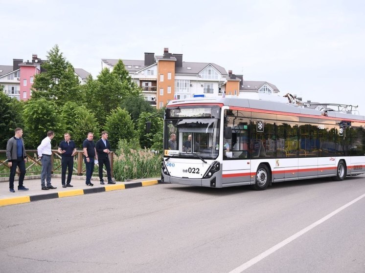 В Краснодаре запущен продлённый до Западного Обхода троллейбусный маршрут