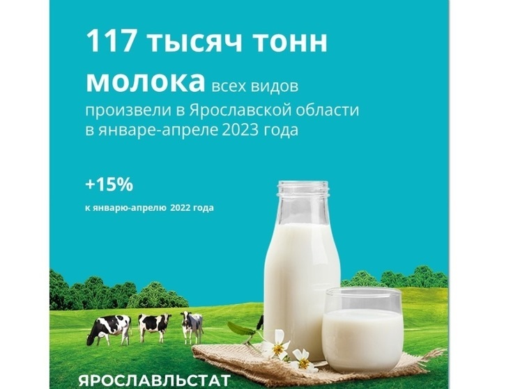 В Ярославской области увеличили производство молока
