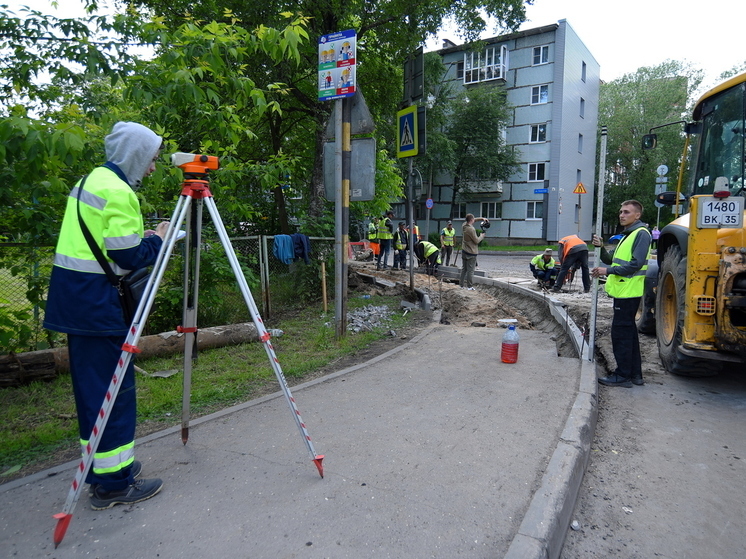 Фрезерование асфальта выполнено на улице Кирова в Вологде