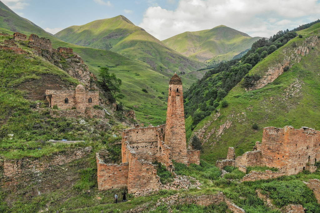 Поход в горы в Чечне