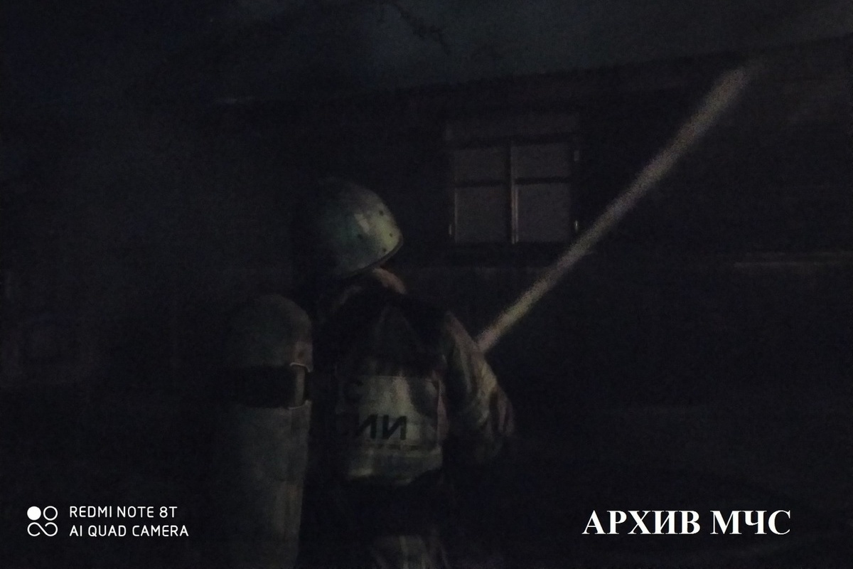 Костромские пожарные оперативно ликвидировали возгорание в Нерехтском районе