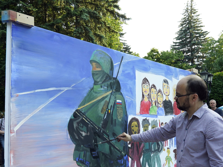 Арт-пленэр «У фонтана» собрал 200 художников из России, Китая, Беларуси и Армении.