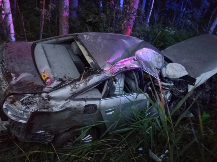 В ДТП в Маловишерском районе пенсионер на Audi попал в больницу