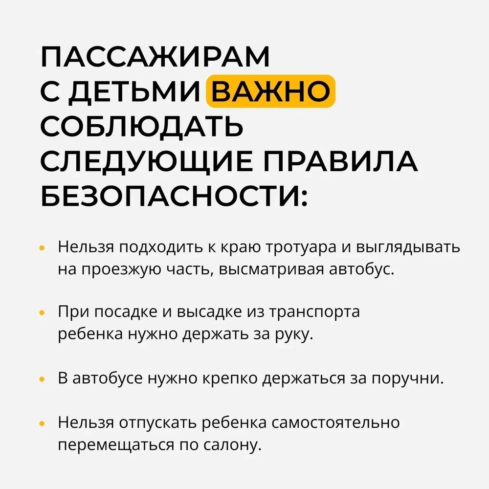 Ярославские власти опубликовали правила проезда детей в желтых автобусах