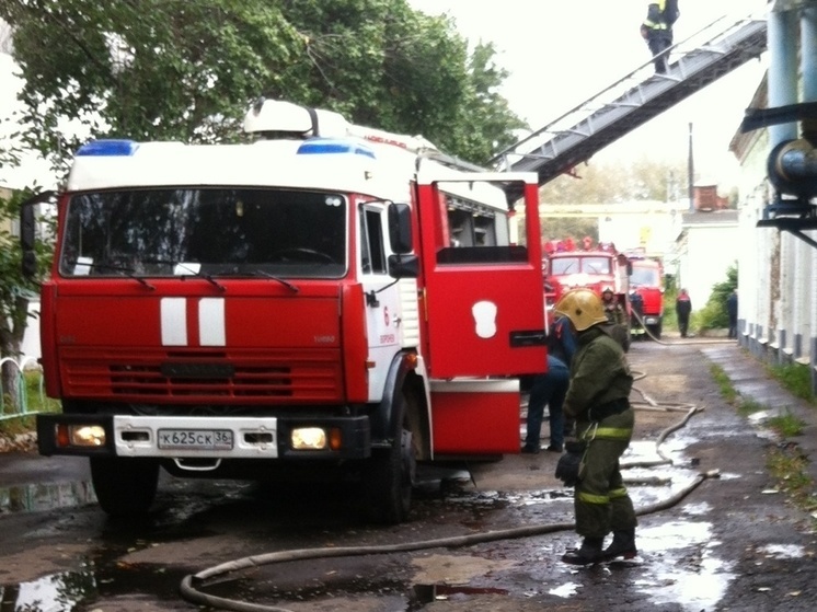Под Воронежем в Эртиле из горящего дома эвакуировали 18 человек, одна женщина получила ожоги