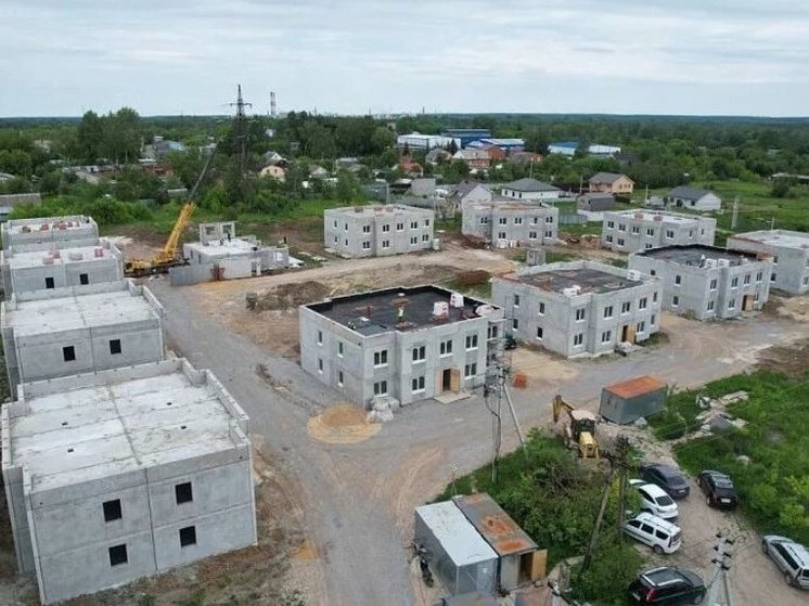 В Щекино идет строительство домов для детей-сирот и детей без попечения родителей