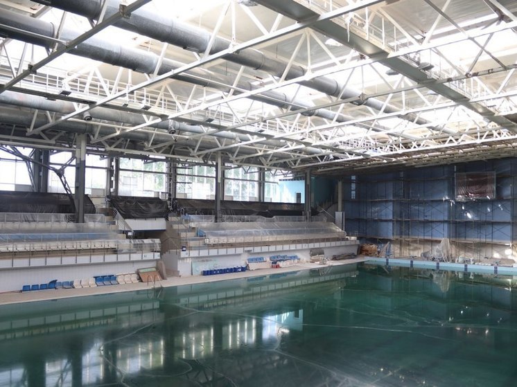 Завершается реконструкция спорткомплекса в Новочебоксарске