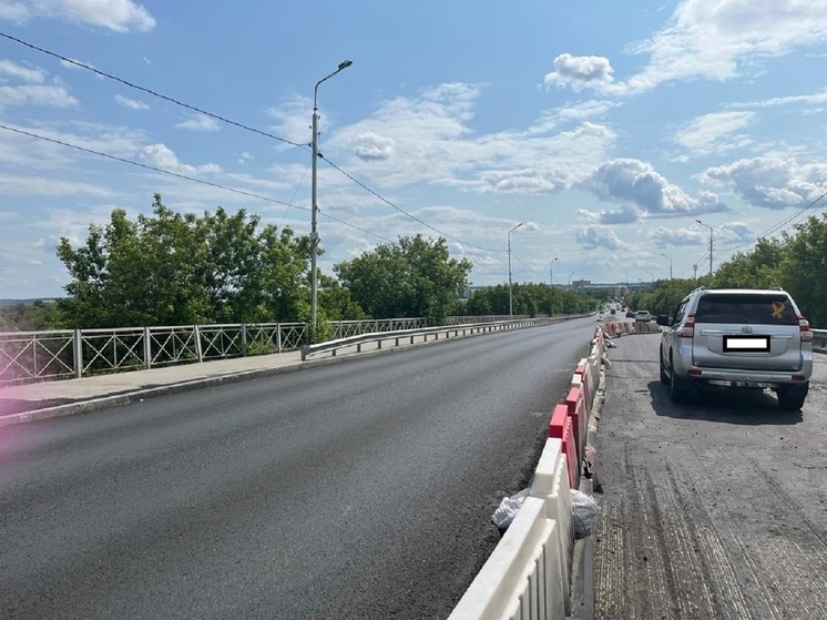 Полностью открыт отремонтированный мост в Шадринске