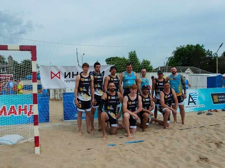 Пляжные гандболисты «Екатеринодара» заняли второе место в первом туре чемпионата России