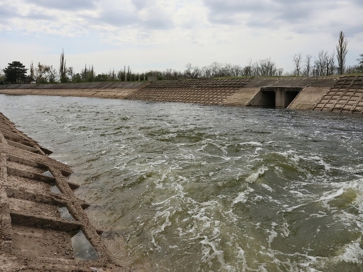 Уровень воды в Северо-Крымском канале остается без изменений