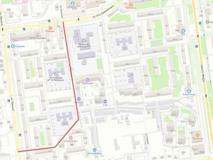 Движение транспорта ограничат в районе ЖК «Созвездие» в Южно-Сахалинске