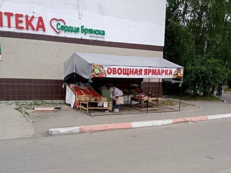 В Бежицком районе Брянска закрыли точки незаконной торговли овощами