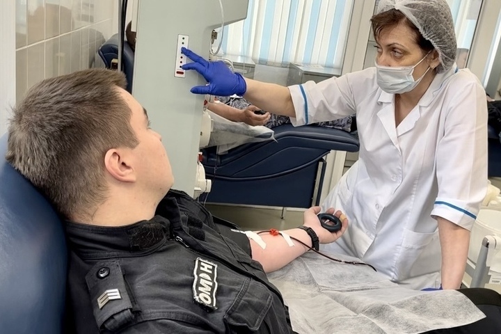 Костромские сотрудники Росгвардии стали донорами плазмы крови
