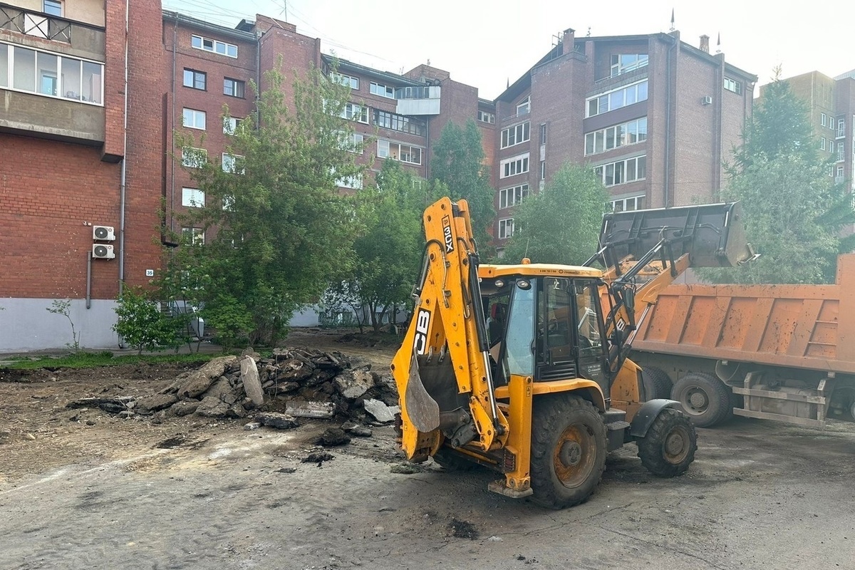 В Иркутске началось благоустройство дворов - МК Иркутск