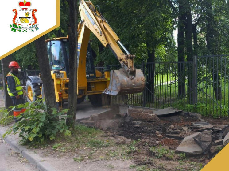 В Смоленске на улице Черняховского начался ремонт