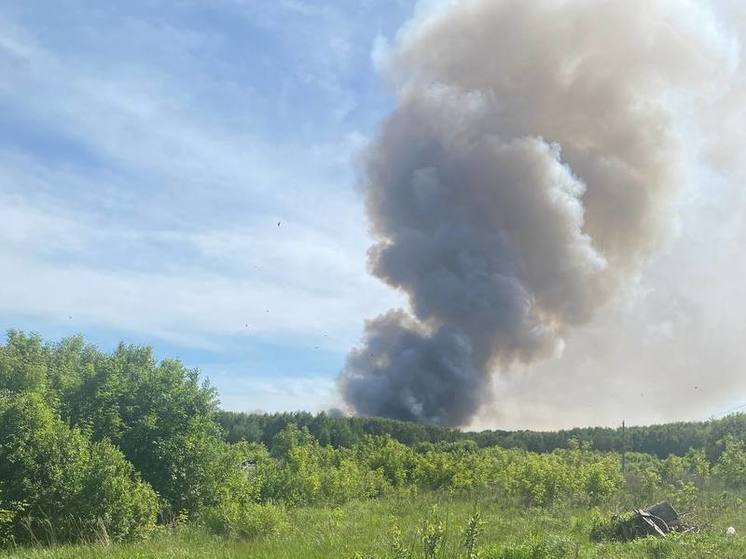 На полигоне ТБО в Касимовском районе ликвидировано открытое горение
