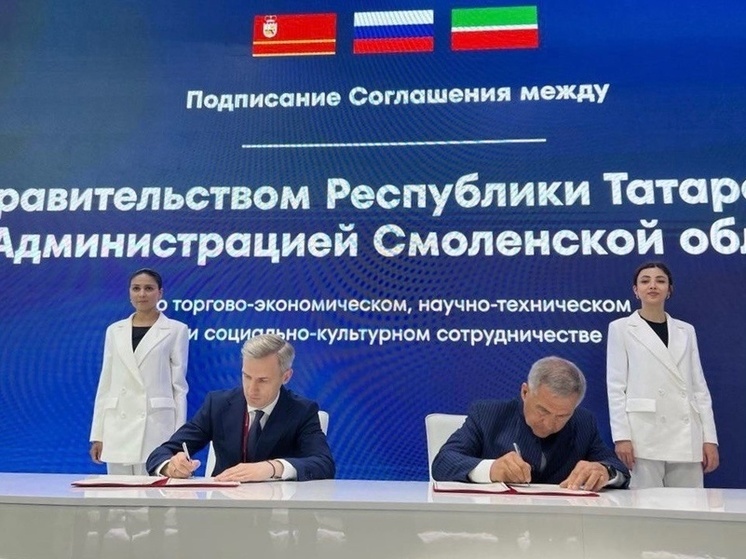 Смоленская область и Татарстан начнут сотрудничать в сфере сельского хозяйства и промышленности