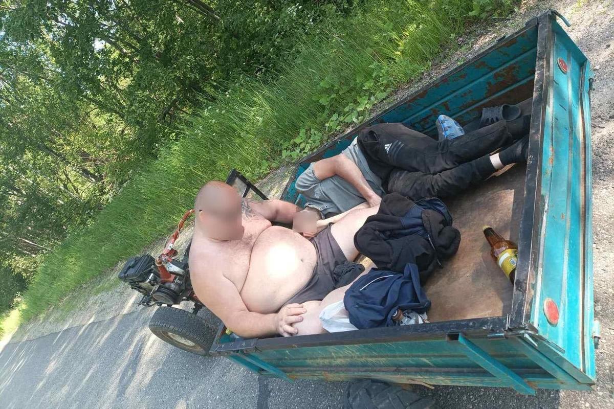 Костромские автоинспекторы задержали пьяного водителя мотоблока