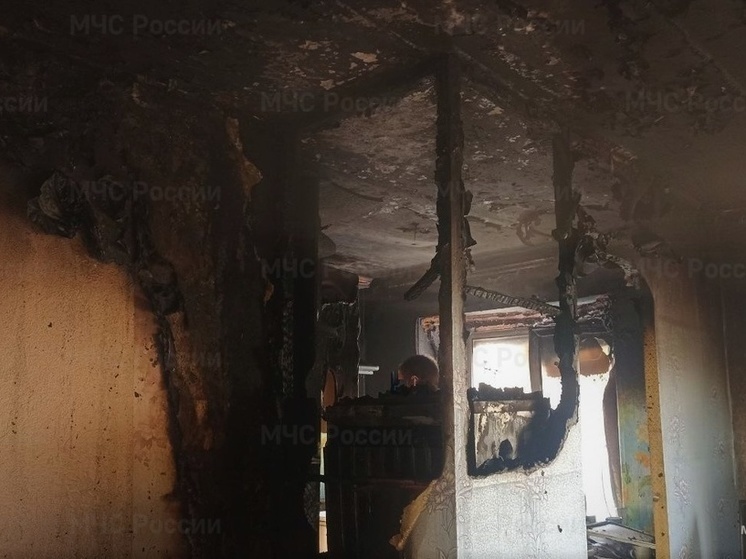 Пожарные спасли спавшего во время возгорания жителя Новочебоксарска