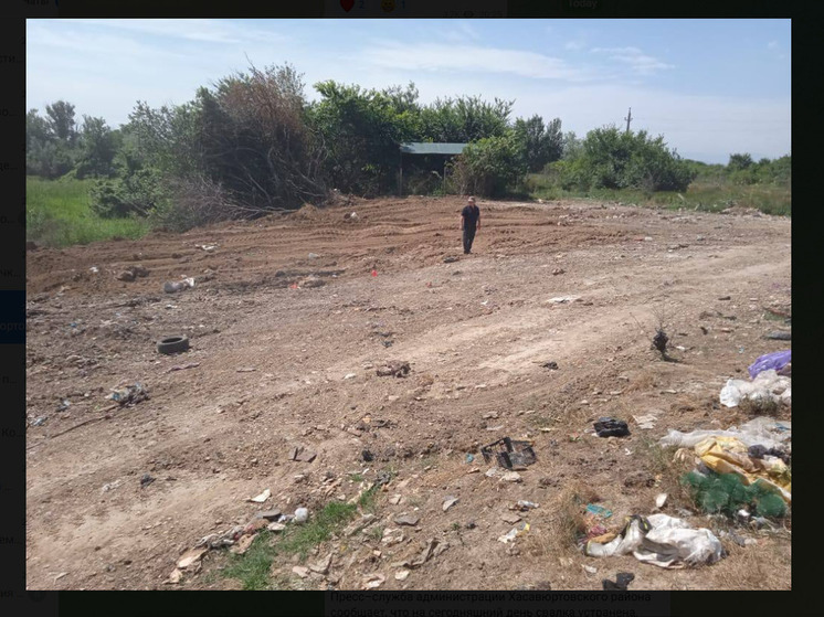 Жители Дагестана пожаловались на несанкционированную свалку мусора