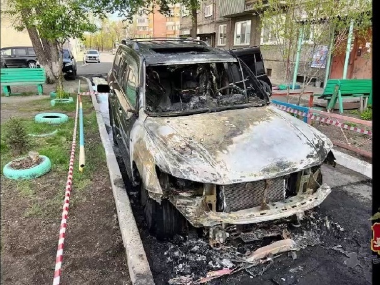 Красноярский мститель сжег «Лексус» жителя Абакана