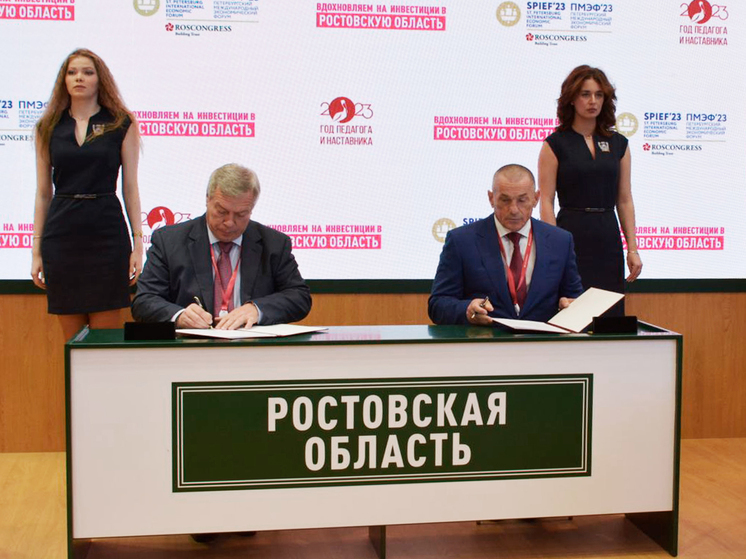 Проект «Новый Ростов» официально стартовал на Петербургском экономическом форуме