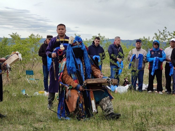 Обряд шаманов Тайлган прошёл на Титовской сопке в Чите